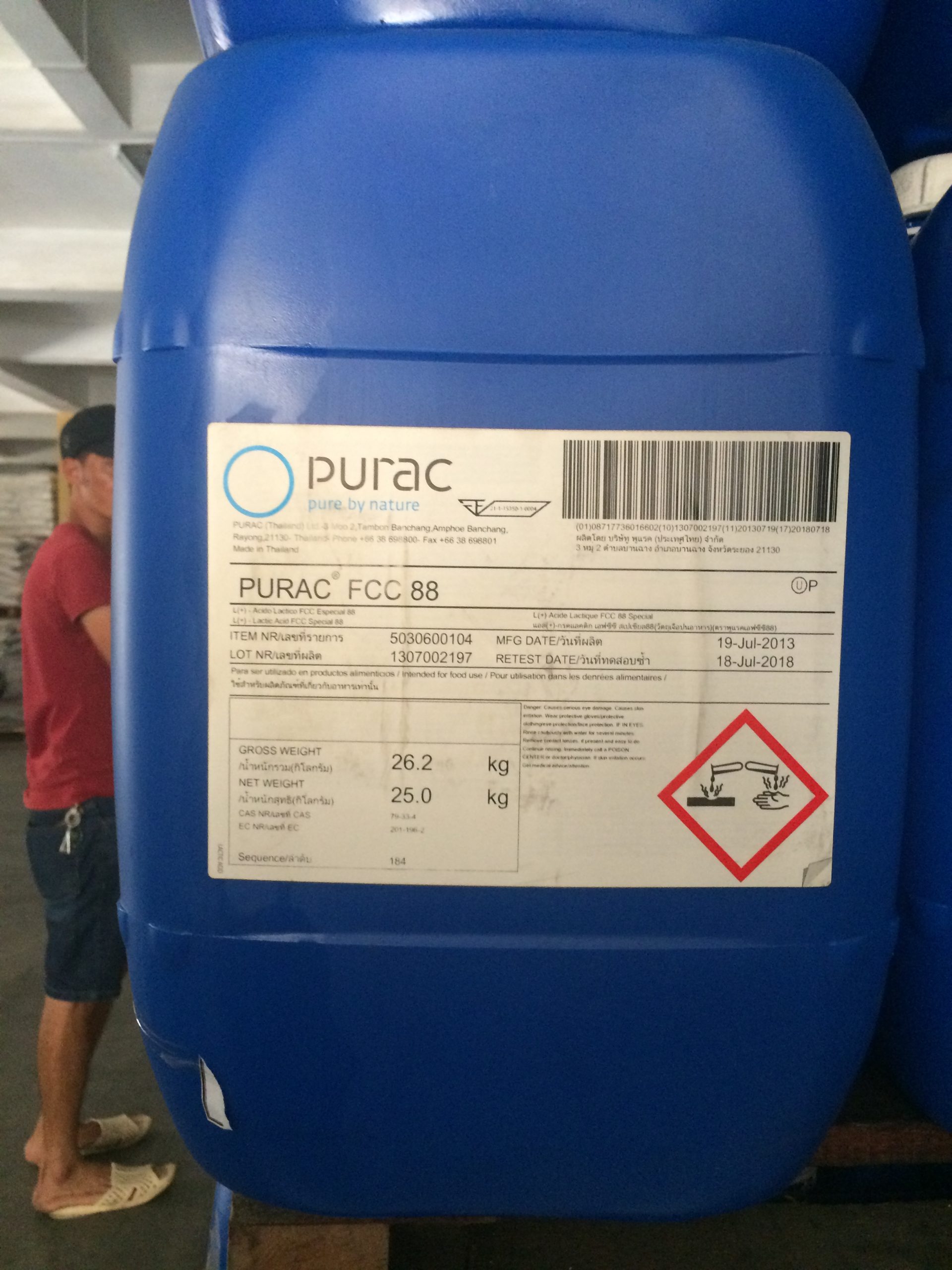 Axit lacitc – C3H6O3 – Acid lactic