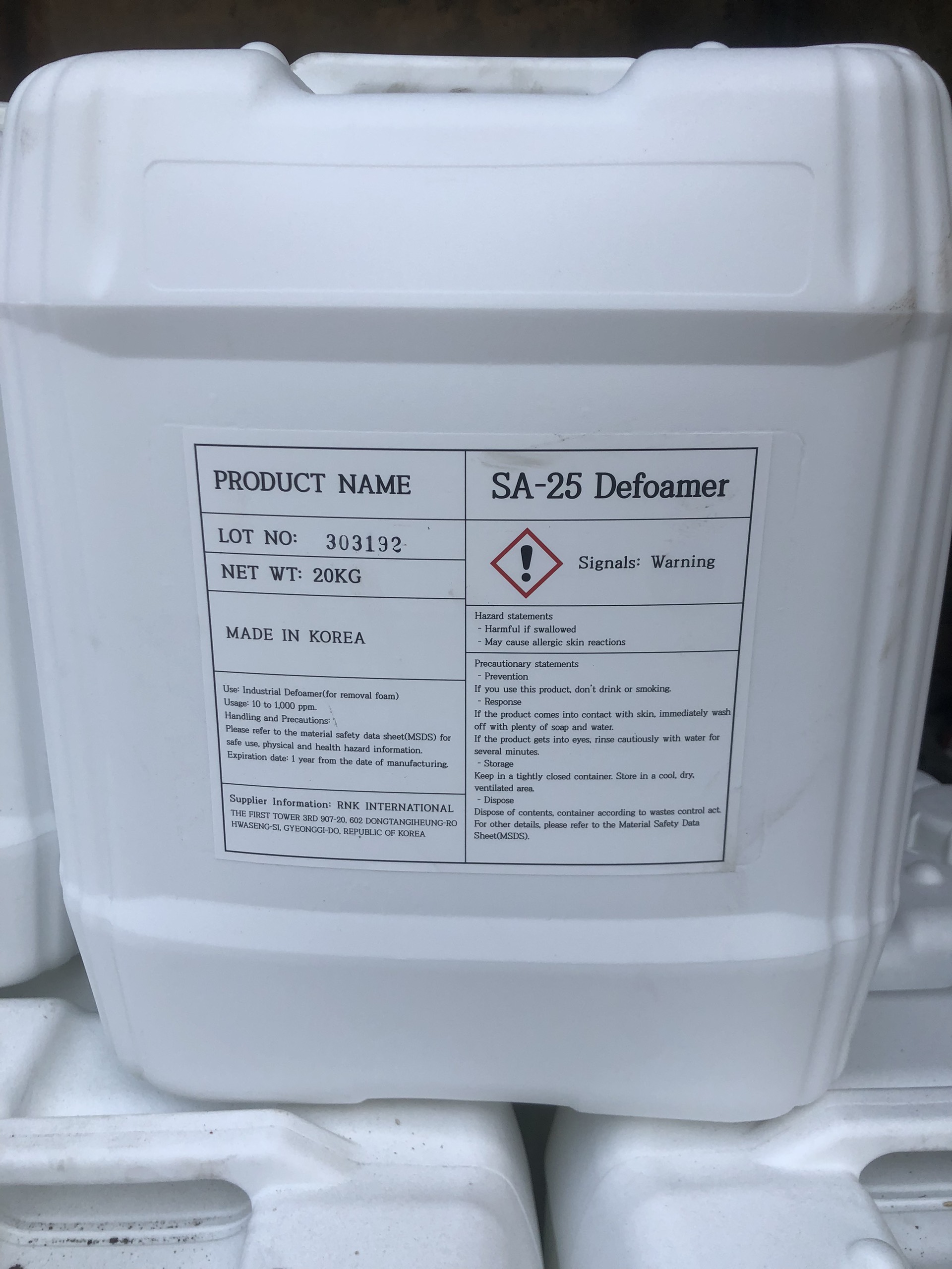 Chất phá bọt – Defoamer