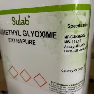 DIMETHYLGLYOXIME (DMG): C4H8N2O2
